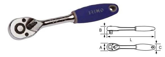 Реверсивная рукоятка (125-70-1) 1/2" 1 шт.
