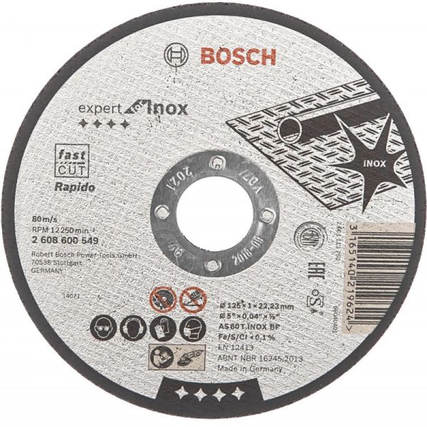 Отрезной круг Expert BOSCH (2608600549)