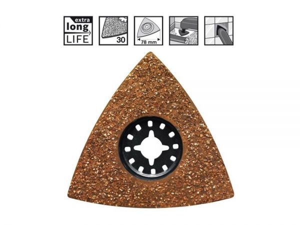 Шлифовальная пластина HM-RIFF AVZ 78 RT 78 mm BOSCH (2608661648)