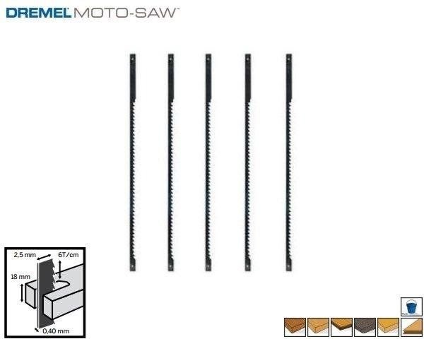 Пильное полотно для лучкового лобзика MS 51 DREMEL