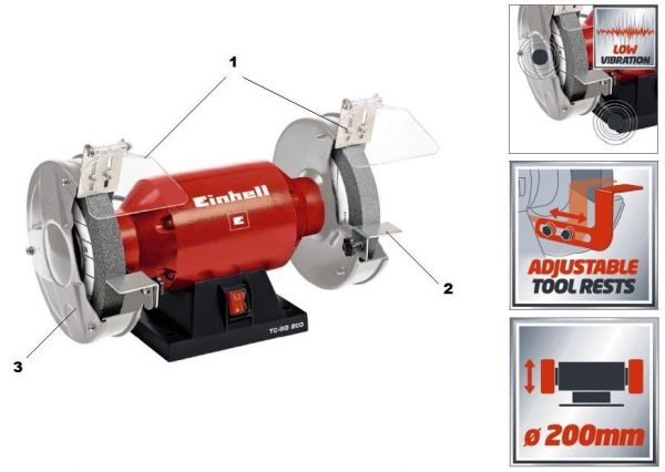 Станок точильный EINHELL TC-BG 200